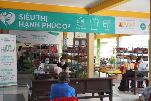 “Siêu thị hạnh phúc 0 đồng” đầu tiên tại TP Hồ Chí Minh